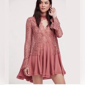 Free People Tell Tale Lace Tunic